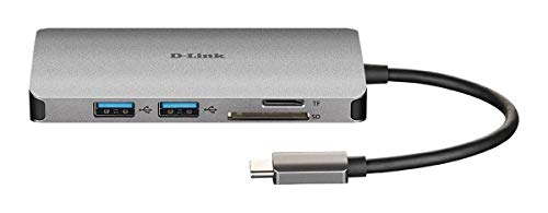 D-Link 8-in-1 USB-C Hub with HDMI and SD Reader