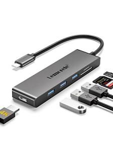 Lemorele 6-in-1 USB-C Hub with 4K HDMI
