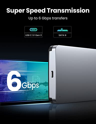 UGREEN Tool-Free USB-C SSD Hard Drive Enclosure