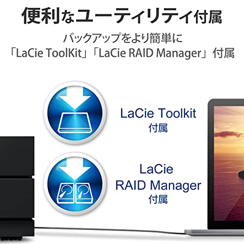LaCie 2Big RAID 28TB USB-C Thunderbolt Storage