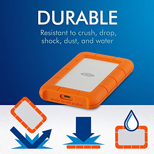 Seagate 5TB Rugged USB-C Portable Hard Drive
