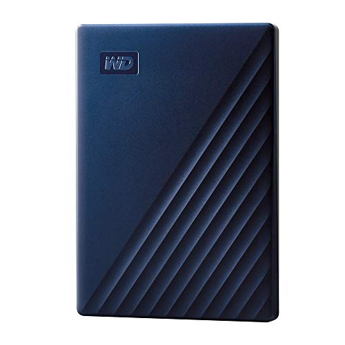 WD My Passport 2TB External Hard Drive - Blue