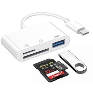 3-in-1 USB-C to Micro SD Card Reader
