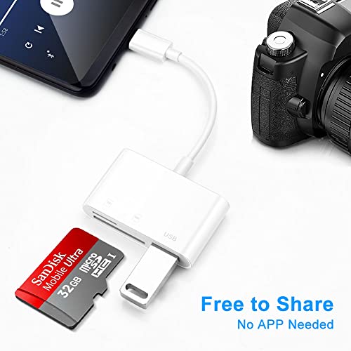 3-in-1 USB-C to Micro SD Card Reader