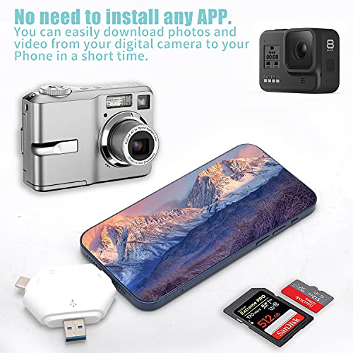 5-in-1 USB-C SD Card Reader for Devices