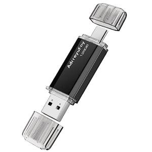 128GB USB-C Flash Drive with LED Light