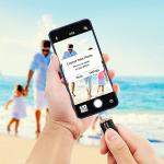 128GB USB-C Flash Drive with LED Light