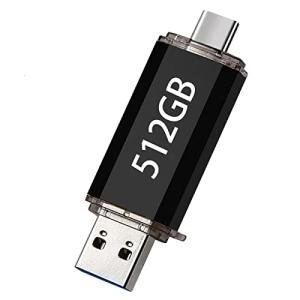 512GB 2-in-1 USB-C Flash Drive with Keychain