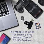 Dual-Slot USB-C SD/Micro SD Card Reader