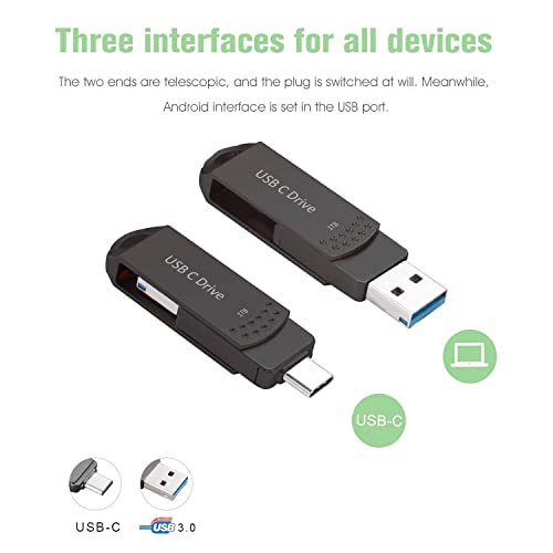 1TB USB-C Flash Drive for Android & MacBook