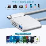 USB C 3-in-1 SD/Micro SD Card Reader