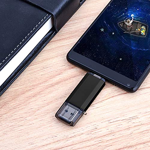 128GB Dual USB-C Flash Drive for Tablets & Phones