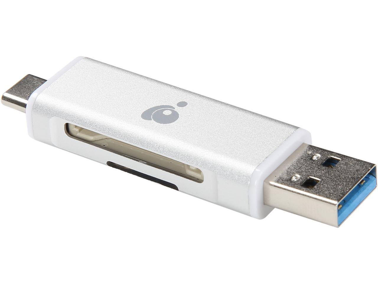 IOGEAR Dual USB-C/USB-A SD/MicroSD Reader