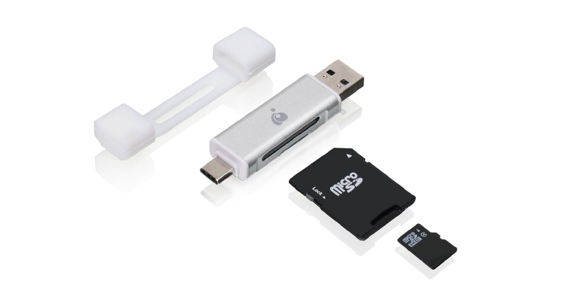 IOGEAR Dual USB-C/USB-A SD/MicroSD Reader