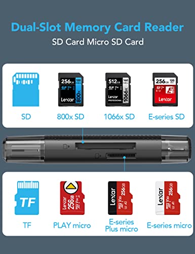 Lexar RW310 USB-C Memory Card Reader Adapter