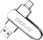 DIDIVO 128GB USB-C Flash Drive 2-in-1