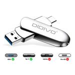 DIDIVO 128GB USB-C Flash Drive 2-in-1