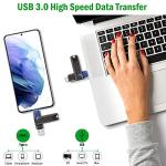 DIDIVO 256GB USB-C Dual OTG Flash Drive