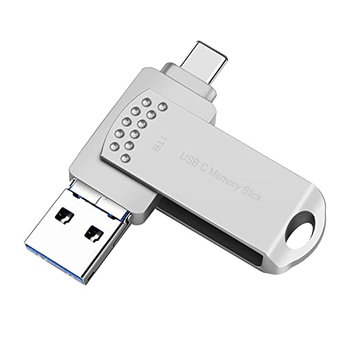 1TB USB-C Flash Drive 3-in-1 Memory Stick