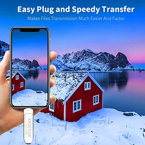 128GB Dual USB-C Flash Drive for Android and PC