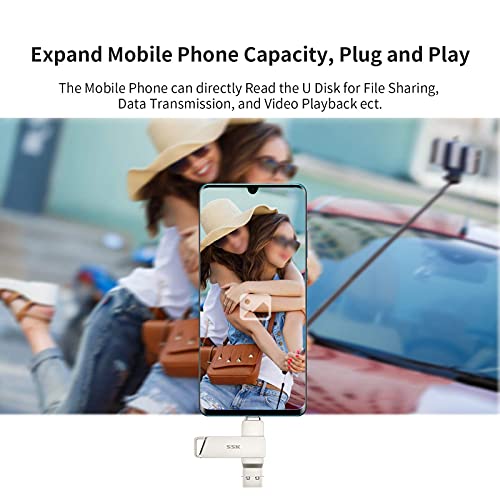 SSK 64GB USB-C Dual Drive 150 MB/s