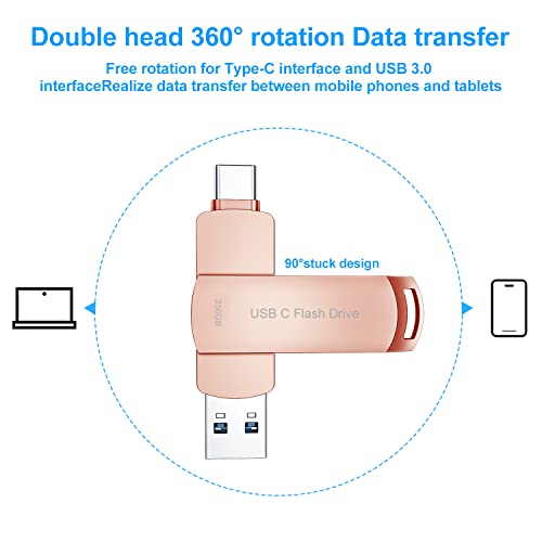 256GB USB-C Flash Drive for Android and Mac