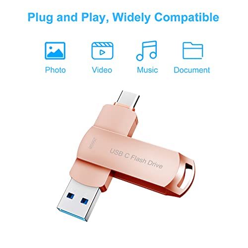 256GB USB-C Flash Drive for Android and Mac