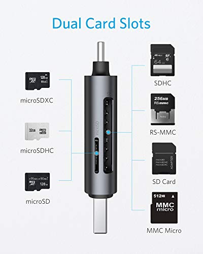 Anker 2-in-1 USB-C and USB 3.0 SD Reader