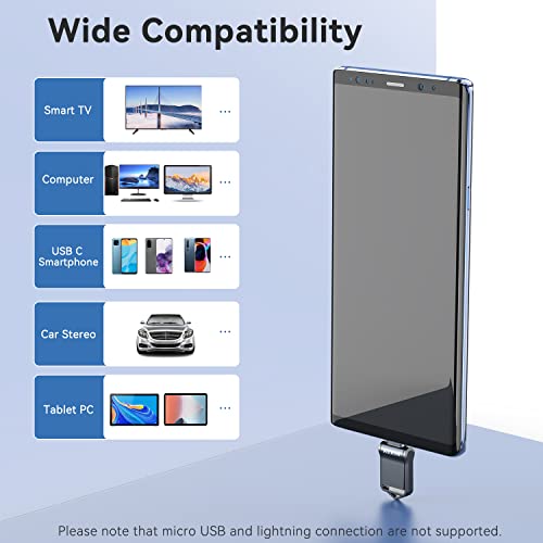 KEXIN 64GB USB-C Flash Drive with Keychain