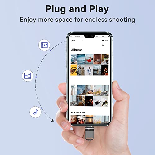 KEXIN 64GB USB-C Flash Drive with Keychain