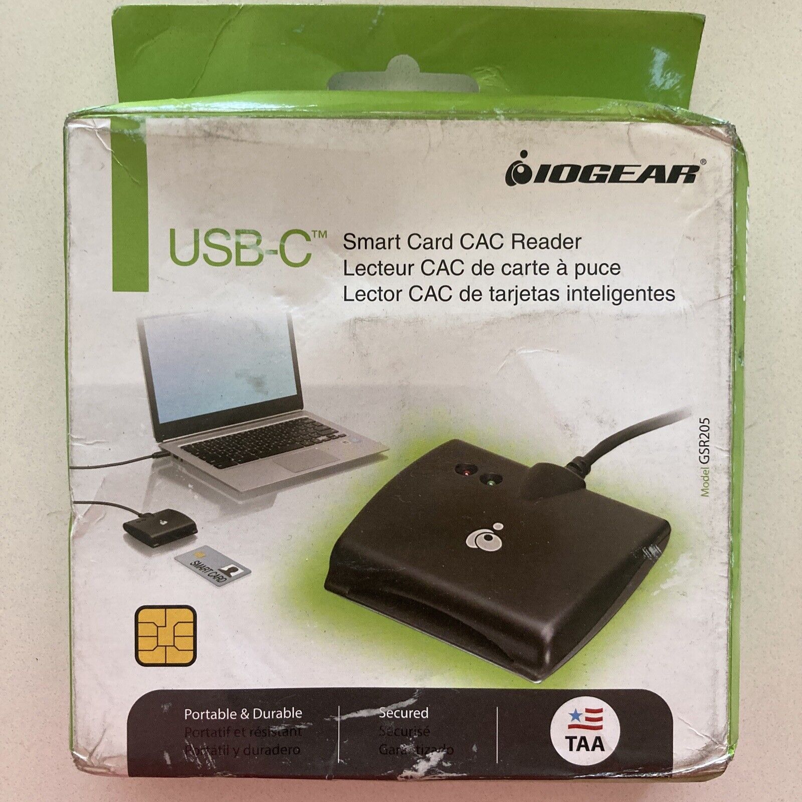 IOGEAR USB-C Smart Card Reader - Government/Healthcare