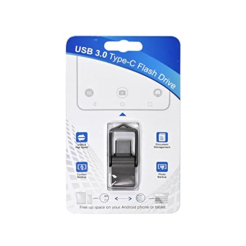 KEXIN 64GB USB-C Flash Drive with Keychain
