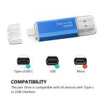 128GB USB-C Flash Drive for Mac and Android