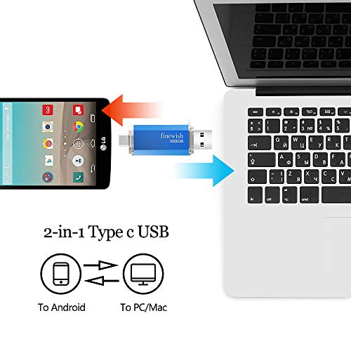 128GB USB-C Flash Drive for Mac and Android