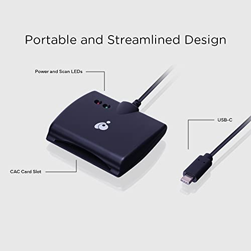IOGEAR USB-C Card Reader for Secure Access