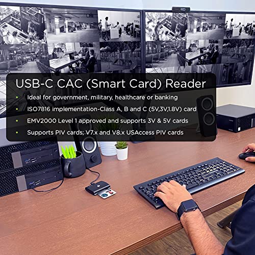 IOGEAR USB-C Card Reader for Secure Access