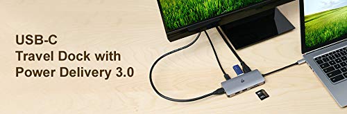 Compact USB-C Travel Docking Station