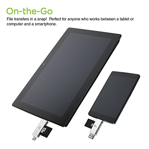 IOGEAR Dual USB-C/USB-A SD/MicroSD Card Reader