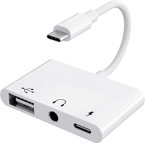 Triple function USB-C adapter with PD charging