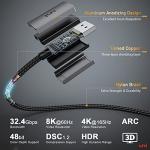 uni USB-C to DisplayPort 8K Cable