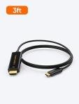 CableCreation 4K USB-C to HDMI Cable 3FT