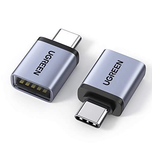 UGREEN Aluminum USB-C to USB Adapter 2-Pack