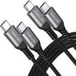 60W USB-C to USB-C Cable (2-Pack, 1m)