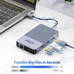 MCY 8-in-1 USB C Docking Station Hub