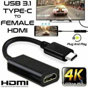 USB-C to 4K HDMI Adapter for Laptops and Gaming