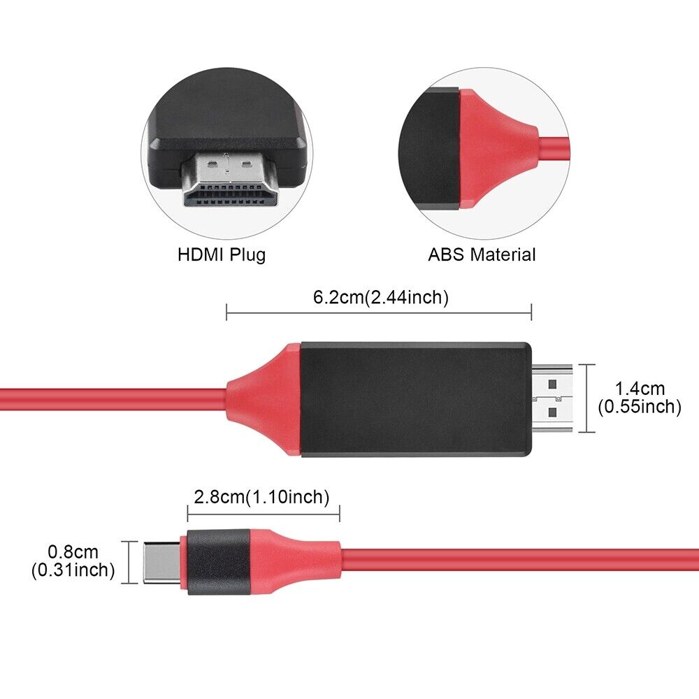 USB-C to HDMI Cable for Samsung & MacBook