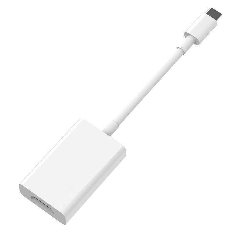 White USB-C to HDMI Adapter Cable for Android