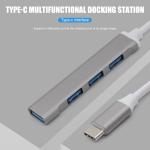 HAOAN USB-C 4-Port Hub with 4K HD Output