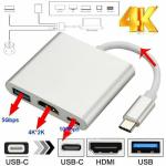 USB-C to HDMI Cable Adapter for MacBook & Android