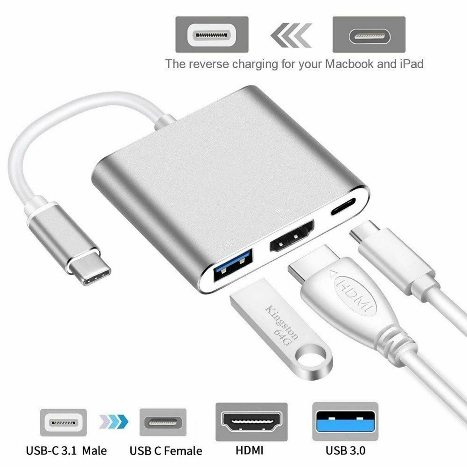 USB-C to HDMI TV Adapter for Mac/Android